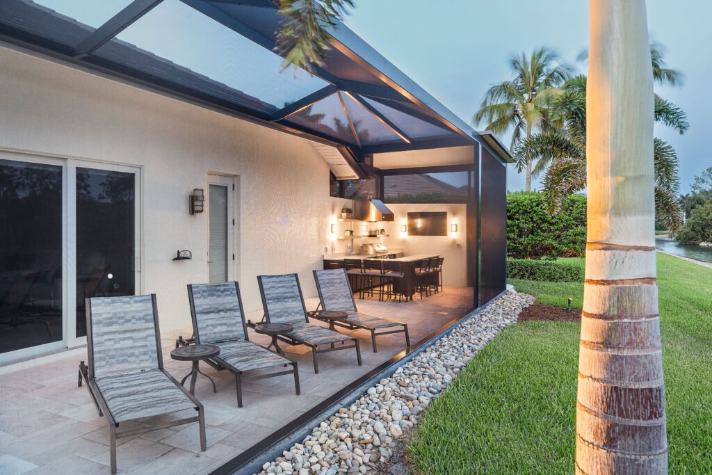 indoor outdoor living Florida homes